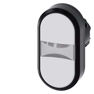 Siemens Industry - B.-POUS. LUMIN. DBLE TOUCHE, BLANC,BLANC