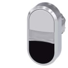 Siemens Industry - B.-POUS. DBLE TOUCHE, BLANC, NOIR