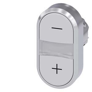 Siemens Industry - B.-POUS. DBLE TOUCHE, BLANC, BLANC