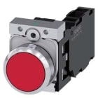 Siemens Industry - BOUTON-POUSSOIR, ROUGE