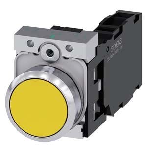 Siemens Industry - BOUTON-POUSSOIR, JAUNE
