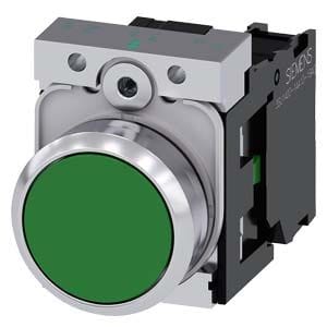 Siemens Industry - BOUTON-POUSSOIR, VERT