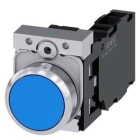 Siemens Industry - BOUTON-POUSSOIR, BLEU