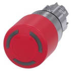 Siemens Industry - BOUT CP PNG LUM ARR.URGENCE, 30MM, ROUGE