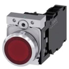 Siemens Industry - BOUTON-POUSSOIR LUMINEUX, ROUGE