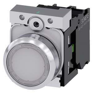 Siemens Industry - BOUTON-POUSSOIR LUMINEUX, BLANC