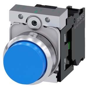 Siemens Industry - BOUTON-POUSSOIR, BLEU