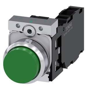 Siemens Industry - BOUTON-POUSSOIR, VERT