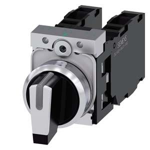 Siemens Industry - COMMUT. MANETTE, I-O-II, NOIR, BLANC
