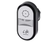 Siemens Industry - B.-POUS. LUMIN. DBLE TOUCHE, BLANC,BLANC