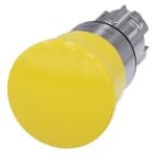 Siemens Industry - BOUTON POUSSOIR COUP POING, 40MM, JAUNE