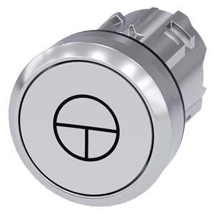 Siemens Industry - BOUTON-POUSSOIR, BLANC