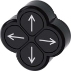 Siemens Industry - Quadruple pushbutton, black