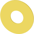 Siemens Industry - RONDELLE ARRET URGENCE, JAUNE