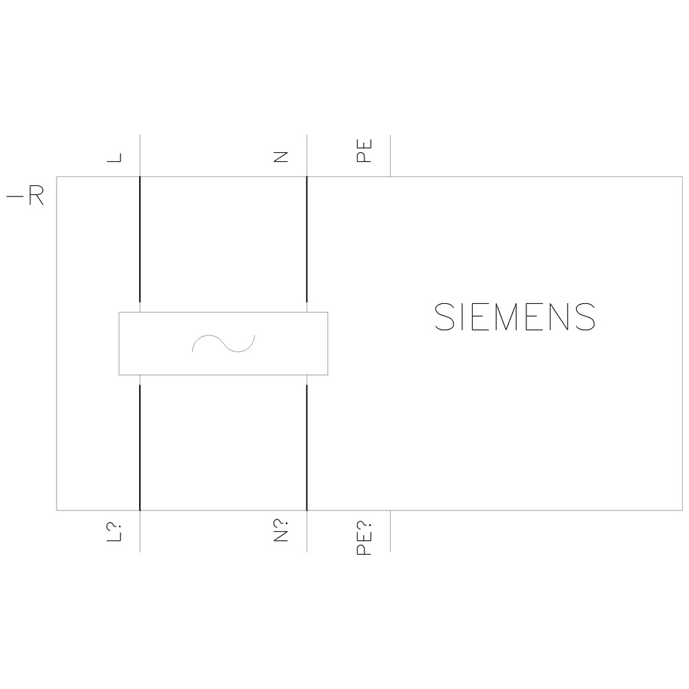 Siemens Industry - filtre rseau sinamics s200 catgorie c2 pour 200-240 v 1 ca 18 a ; taille 62x15