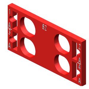 Siemens Industry - 10 étiquettes codage couleur CC82