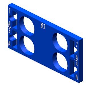 Siemens Industry - 10 étiquettes codage couleur CC83