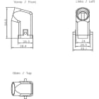 Siemens Industry - Connect. ECOFAST mâle coudé (ECOFAST CU), 5 pièces