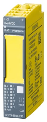 Siemens Industry - ET 200SP, F-DI 8x24V DC HF