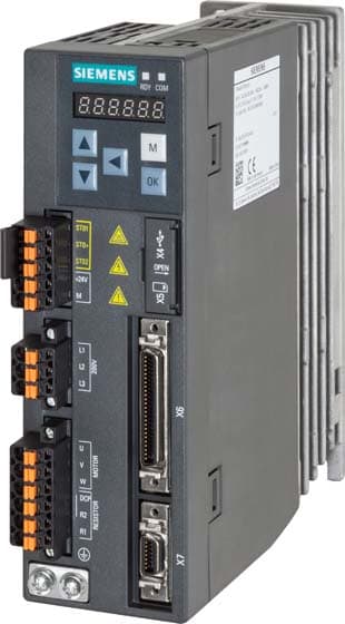 Siemens Industry - SINAMICS V90, 1/3 AC 200V 0.4KW