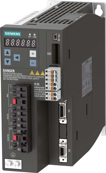 Siemens Industry - SINAMICS V90, PROFINET, 3 AC 400V 1.0kW