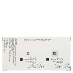 Siemens Industry - Carte de calibration pour VERI-GENIUS