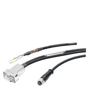 Siemens Industry - Conn. Cable RS232, sub-D/M12/ouvert, 5m