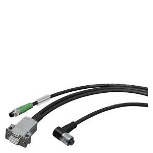 Siemens Industry - Conn. Cable RS232, sub-D/M12-90 /M8, 5m