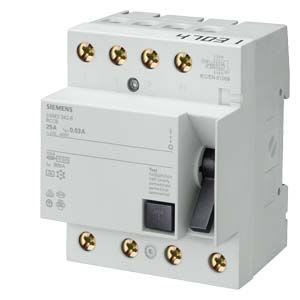 Siemens Industry - Inter.diff 4P, type AC, In: 100 A, 500 mA, Un AC: 400 V