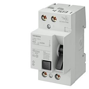 Siemens Industry - Inter.diff 2P, In: 125 A, 300 mA, Un AC: 230 V