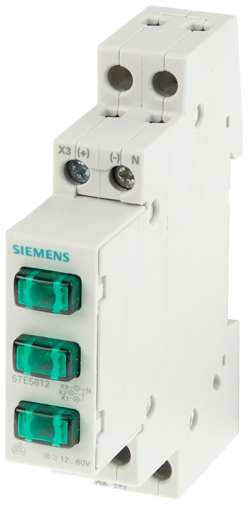 Siemens Industry - LED light indicators,12-60V,green