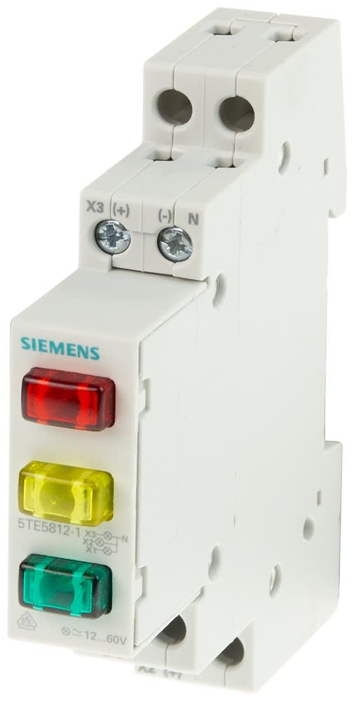 Siemens Industry - LED light indicators,12-60V,rd ye gn