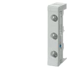Siemens Industry - NEOZED, socle de fusibles, D02, 3 pôles, 63A, Un CA : 400 V, Un CC : 250V, pour