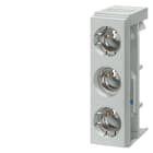 Siemens Industry - Socle cavalier DIAZED SR60 3P, DIII, 63A, 500V pour jeux de barres 5/10mm versio