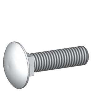 Siemens Industry - BOULON TETE BOMBE-CARRE DIN 603/M10X4