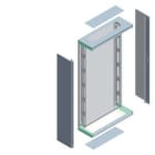 Siemens Industry - armoire murale, sans porte, Flat Pack