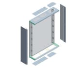 Siemens Industry - armoire murale, sans porte, Flat Pack