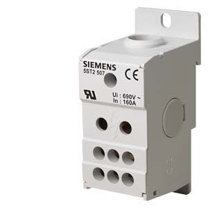 Siemens Industry - BLOC DISTRIB. 1POL, 160A, 690V ENTREE: 1X10-70MM2 SORTIE: 6X2,5