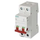 Siemens Industry - INTERRUPT. ARRET 63A 2P, POIGNEE ROUGE
