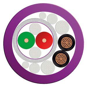 Siemens Industry - SIMATIC NET, câble robuste Câble hybride PB, chenillable,