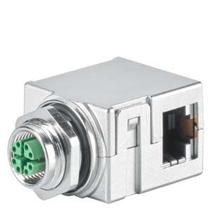 Siemens Industry - IE M12 Panel Feedthrough 4x2 (5 pièces)