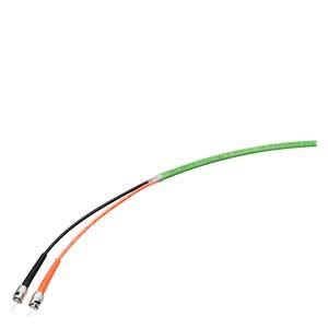 Siemens Industry - Câble FO verre chenill. 50/125 prééquipé 2x2 BFOC, 3m