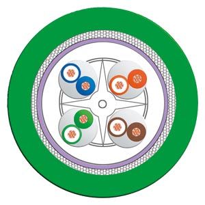 Siemens Industry - IE FC TP Trailing Cable GP 4x2, Cat6A