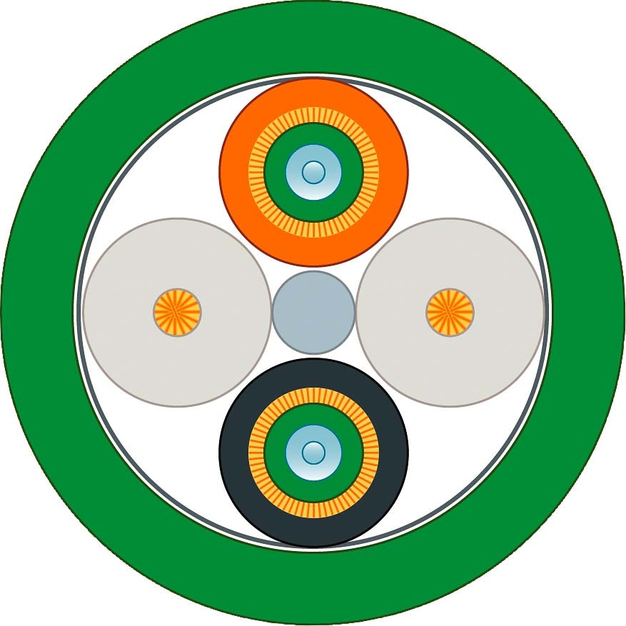 Siemens Industry - FO Trailing Cable GP 50/125 3,0 M