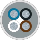 Siemens Industry - cable d'energie robuste 4-fils, au mètre