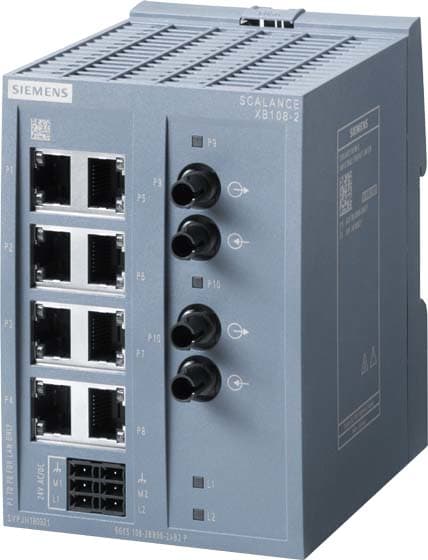 Siemens Industry - SCALANCE XB108-2 (ST/BFOC)