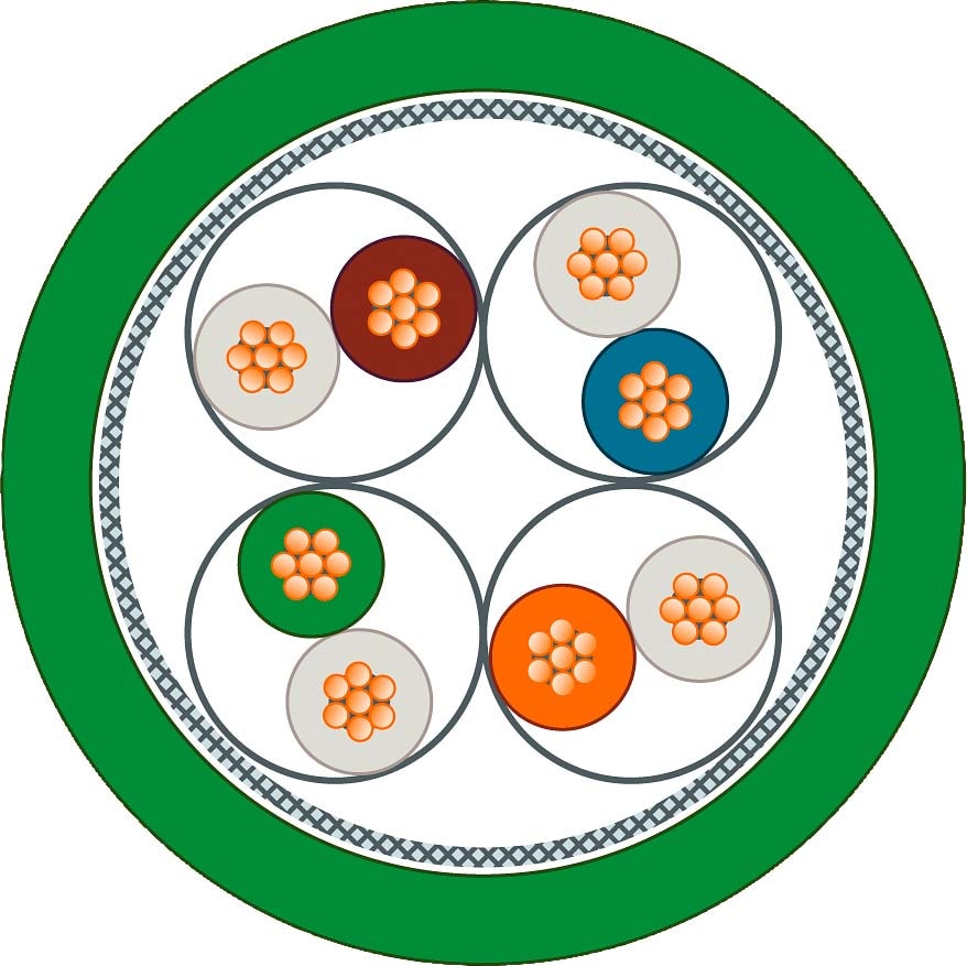 Siemens Industry - TP cord RJ45/RJ45 Cat6 2m