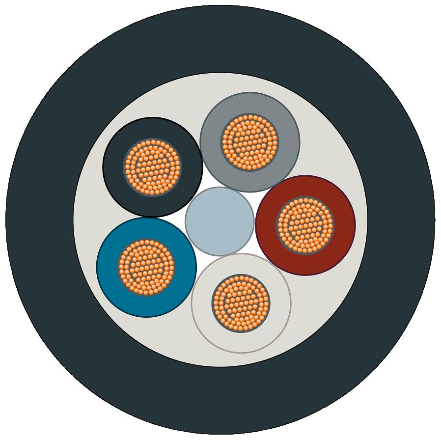Siemens Industry - Control Cable 5 core cable, au mètre