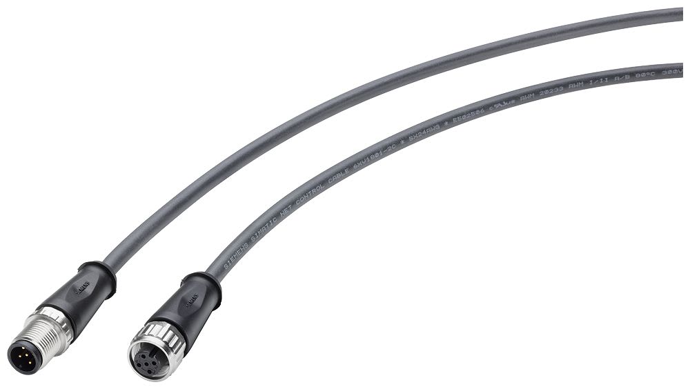 Siemens Industry - Control Connecting Cable M12/M12, 1,0m