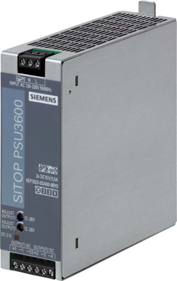 Siemens Industry - SITOP PSU3600 DUAL/1ACDC/2x15VDC/3.5A